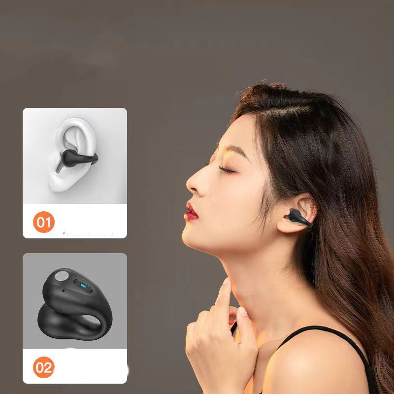 Bone Conduction Headphones TWS Earbuds Ear Clip Bluetooth 5.3 Touch Wireless Earphone In-Ear Bass HIFI Sports Headset Bone Conduction Headphones TWS Earbuds Ear Clip Bluetooth 5.3 Touch Wireless Earphone In-Ear Bass HIFI Sports Headset